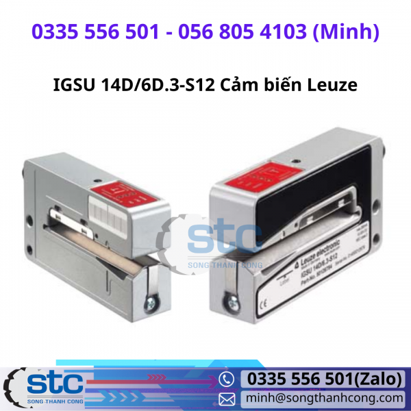 IGSU 14D6D.3-S12 Cảm biến Leuze