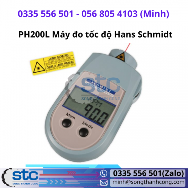 PH200L Máy đo tốc độ Hans Schmidt