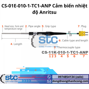 CS-01E-010-1-TC1-ANP Cảm biến nhiệt độ Anritsu