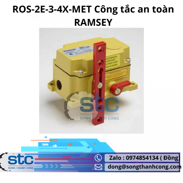 ROS-2E-3-4X-MET Công tắc an toàn RAMSEY