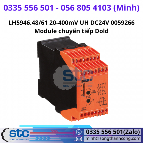 LH5946.4861 20-400mV UH DC24V 0059266 Module chuyển tiếp Dold