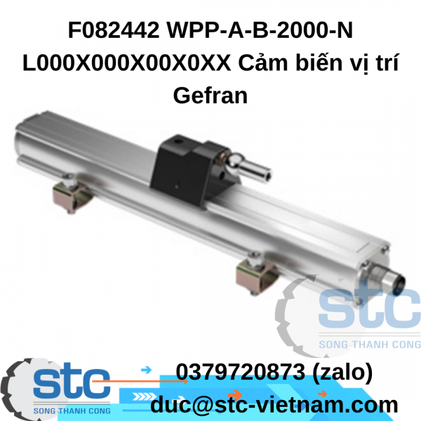 F082442 WPP-A-B-2000-N L000X000X00X0XX Cảm biến vị trí Gefran STC Việt Nam