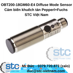 OBT200-18GM60-E4 Diffuse Mode Sensor Cảm biến khuếch tán Pepperl+Fuchs STC Việt Nam