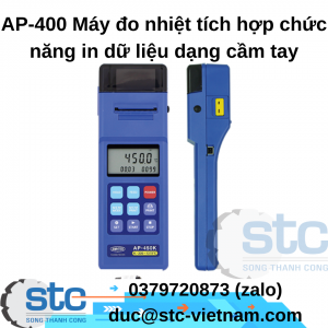 AP-400 Máy đo nhiệt tích hợp chức năng in dữ liệu dạng cầm tay Anritsu STC Việt Nam