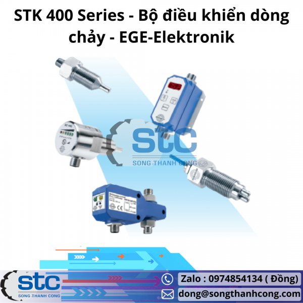STK 400 Series Bộ điều khiển dòng chảy EGE-Elektronik