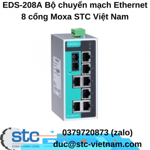 EDS-208A Bộ chuyển mạch Ethernet 8 cổng Moxa STC Việt Nam