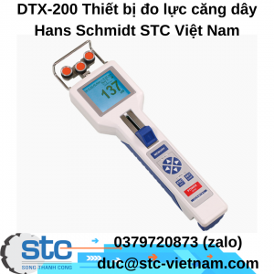 DTX-200 Thiết bị đo lực căng dây Hans Schmidt STC Việt Nam