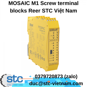 MOSAIC M1 Screw terminal blocks Reer STC Việt Nam