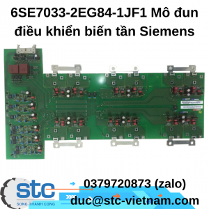 6SE7033-2EG84-1JF1 Mô đun điều khiển biến tần Siemens STC Việt Nam