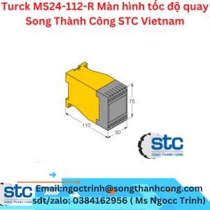 Turck MS24-112-R Màn hình tốc độ quay Song Thành Công STC Vietnam
