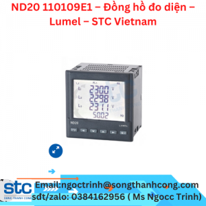 ND20 110109E1 – Đồng hồ đo diện – Lumel – STC Vietnam
