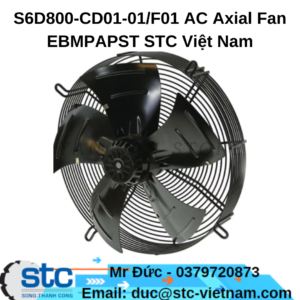 S6D800-CD01-01/F01 AC Axial Fan EBMPAPST STC Việt Nam