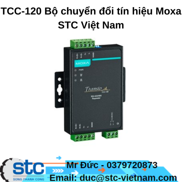 TCC-120 Bộ chuyển đổi tín hiệu Moxa STC Việt Nam