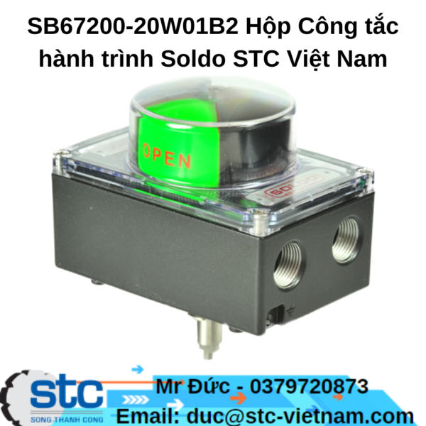 SB67200-20W01B2 Hộp Công tắc hành trình Soldo STC Việt Nam